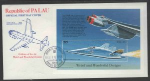 PALAU #404  1996  AIRCRAFT       MINT VF NH  FDC  (xx)