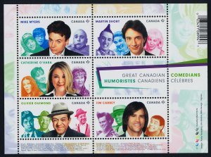Canada 2772 MNH - Canadian Comedians, Jim Carrey, Martin Short, Mike Myers