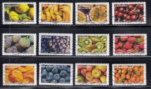 France 2023 Sc#6435-6446 Fruits to Savor Used