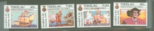 Tokelau  #182-185  Single (Complete Set)