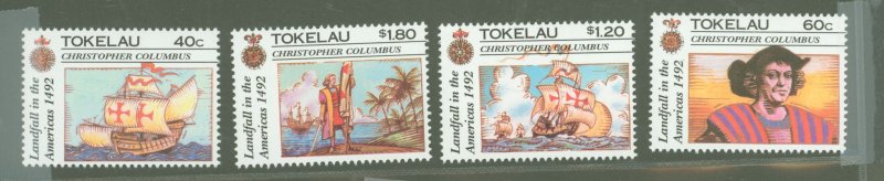 Tokelau  #182-185  Single (Complete Set)