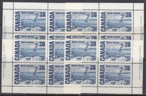 Canada Scott 464iii MS Pl #2 MNH - 1967-72 Centennial Issue