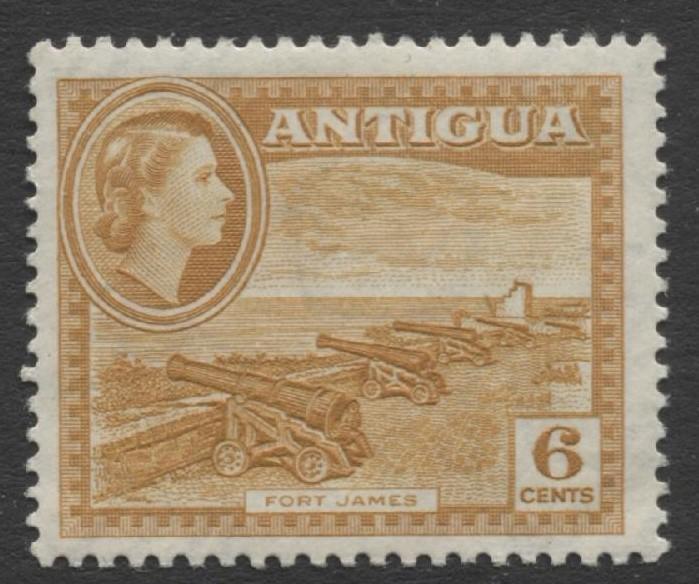 Antigua - Scott 113 - QEII Definitive -1953 - MVLH - Single 6p Stamp