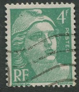 France - Scott 596 - General Definitive Issue -1948 - Used - Single 4fr Stamp