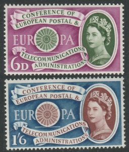 1960 Great Britain 341-342 Europa Cept 12,00 €