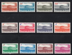 Congo D.R. Scott #498-513 MH