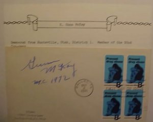 US AUTOGRAPH MC K GUNN MCKAY 1971 UTAH