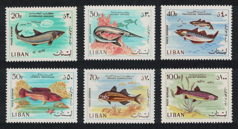 Lebanon Fishes 6v SG#998-1003