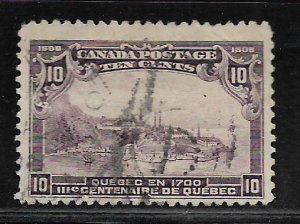 CANADA, 101,  USED, ARRIVAL. OF CARTIER AT QUEBEC