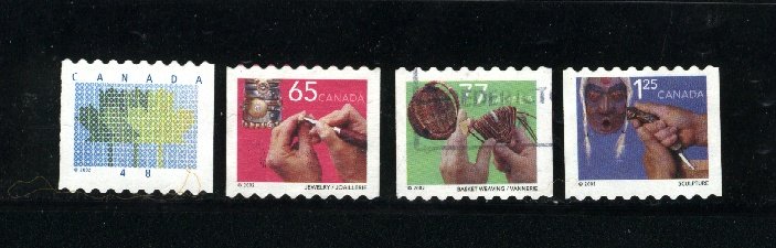 Canada #1927-30  -4  used VF 2002 PD