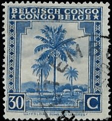 BELGIAN CONGO   #211 USED (3)