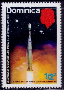 Dominica, 1973, Launch of Tiros Weather Satellite, 1/2c, sc#354, MNH**