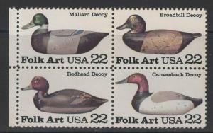 U.S.A. SG2146/9 1985 DUCKS MNH