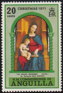 Anguilla 1971 MNH Sc #132 20c Ansidei Madonna Christmas