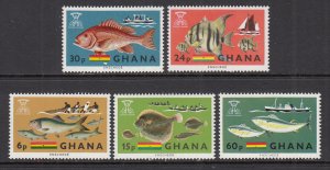 Ghana 251-254 Fish MNH VF