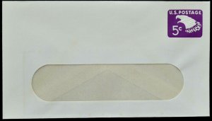 1965 US Sc. #U550 stamped window envelope, mint entire, good to very good shape