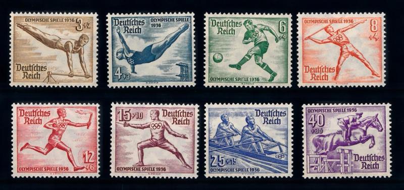 [70509] Germany Reich 1936 Olympic Summer Games Berlin Mi. 609-616 MNH OG