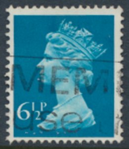 GB  Machin 6½p SG X872 1 band  Used SC# MH60  see scans & details