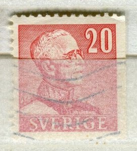 SWEDEN; 1939 early Gustav definitive issue fine used 20ore. value