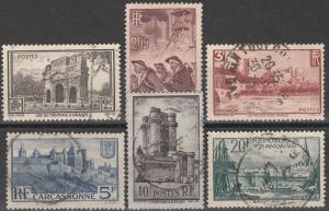 France #342-7 F-VF Used  CV $28.55 (K532)