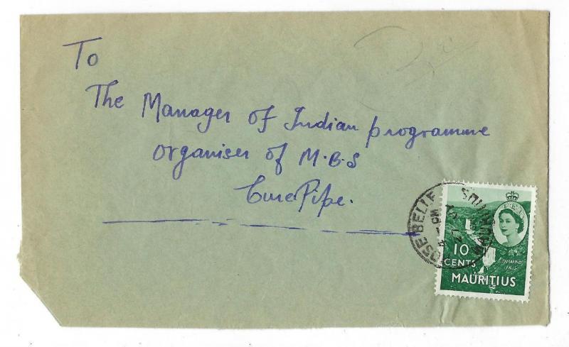 1960 Mauritius To USA Cover - To Director Of Indian Program (OO116)