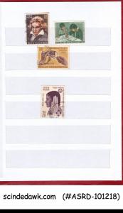 COLLECTION OF INDIA YEAR UNIT FROM 1967 to 1970 IN SMALL STOCK BOOK