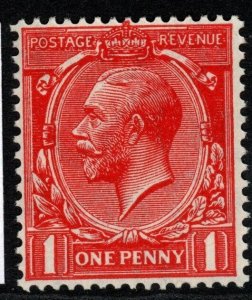 GB SGN34(4) 1924 1d DEEP SCARLET-VERMILION MNH