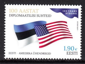 ESTONIA 2022 FLAGS DIPLOMATIC RELATIONS WITH USA