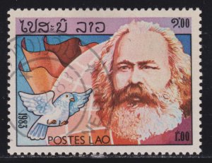 Laos 499 Karl Marx (1818-1883) 1983