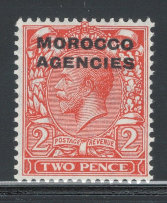 Great Britain Offices Morocco 1918 Overprint 2p Scott # 212 MH