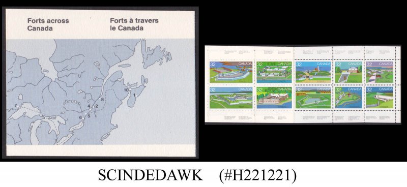 CANADA - 1983 FORTS ACROSS CANADA - STAMP BOOKLET MNH