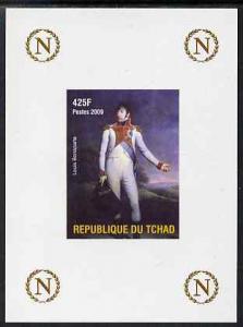 Chad 2009 Napoleon #7 Louis Bonaparte imperf deluxe sheet...