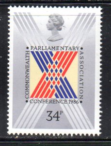 Great Britain Sc 1156 1986 Parliamentry Association stamp mint NH