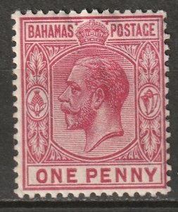 Bahamas 1906 Sc 45 MH*