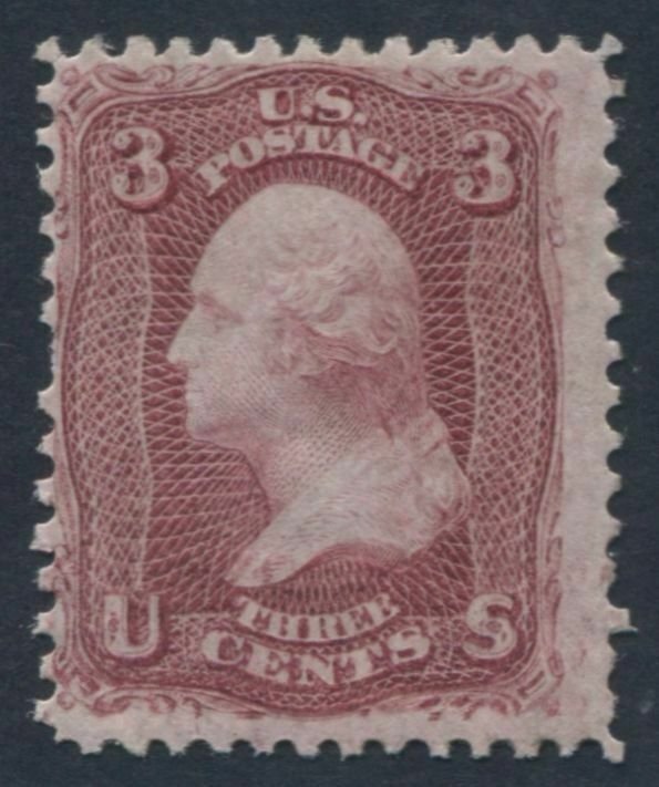 Scott 66 Mint Full OG hinged w/ vertical crease Fine PFC Cert (09/21 TJ)