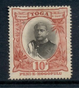 Tonga 1897-1934 Pictorial George II 10d MLH