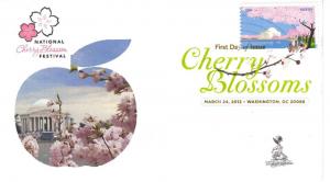 Cherry Blossoms Centennial FDC, w/DCP cancel,  #1 of 3