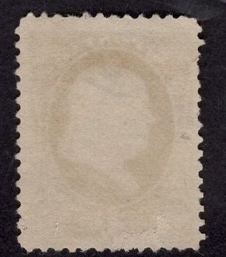 US Stamp #206 1c Gray Blue Franklin Used SCV $1.00