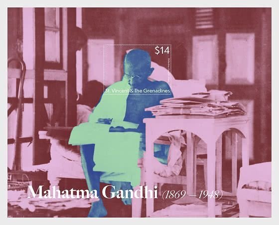 St. Vincent and Grenadines - Postfris/MNH - Sheet Mahatma Gandhi 2024