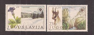 YUGOSLAVIA SC# 1639-40  FVF/MNH  1983