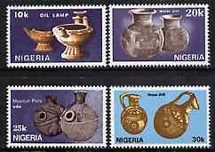 NIGERIA  - 1990 - Nigerian Pottery - Perf 4v Set - Mint Never Hinged