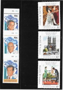 BARBADOS (38) Complete Sets ALL Different ALL Mint Never Hinged pristine