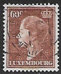 Luxembourg # 252 - Grand Duchesse Charlotte - 60ct - used...(KlGr)