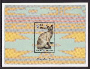 Gambia-Sc#1401-unused NH sheet-Cats-Colorpoint shorthair-199