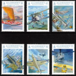 ALDERNEY 2009 Naval Aviation Centenary; Scott 350-55; MNH