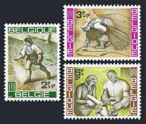 Belgium B733-B735,MNH.Michel 1303-1305. FAO 1963.Freedom from Hunger campaign.