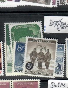 AUSTRALIAN ANTARCTIC  TERRITORY SET    SG 2-5   MNH    PP0807H