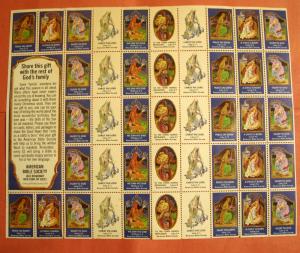 ** 1979  Christmas Seal Sheet  **