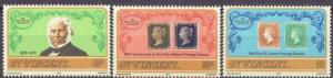 ST.VINCENT  545-47 MNH 1979 SIR ROWLAND HILL