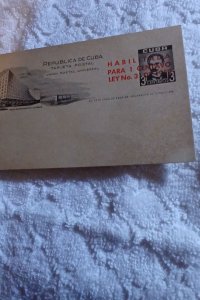 CUBA.1959.TARJETA POSTAL.UPU.PALACIO DE COMUNICACIONES.LA HABANA